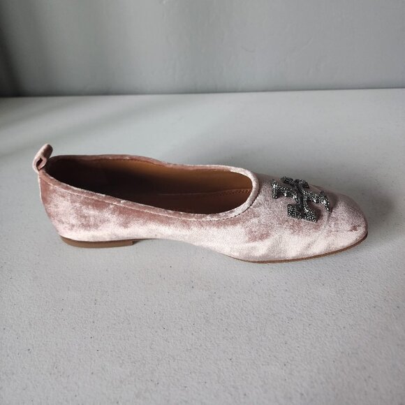 Tory Burch Velvet Ballet Flats "EUC" - Picture 15 of 16